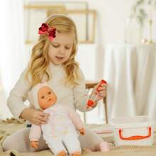 4PCS 4 Inch Hair Bows Clips, 2Colors Cute Hair Bows For Toddlers Girls Hair Accessories Party Daily - Multicolor - View 6