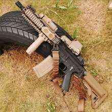 Portafusil Tactico Bungee 2 Puntos Eslinga Militares Caza - Negro - Ver 7