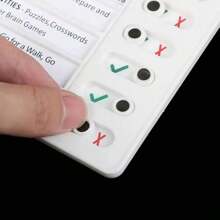 1pc Self-Discipline Punch Card Check List Memo, Habit Tracker - Develop Good Habits