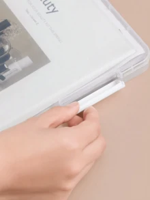 A4 Multi-Layer Classification Folder With 4-Compartment Insert Pages & Storage Bags, Used For Sorting Student Examination Papers And Files - Blue - View 5