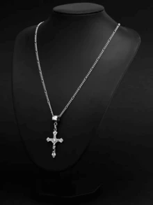 Men'S Pendant Necklaces - Bạc - Xem 6