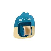 Cartoon Wall Mounted Shower Head Bracket, No-Drill Adjustable Fixed Mount, Lotus Shower Head Base For Bathroom - Green - View 3