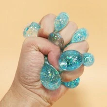 1 件藍色效果閃光麥芽糖減壓玩具 - 藍色 - 查看 5