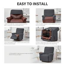 Sofa Covers - Dark Grey - View 7