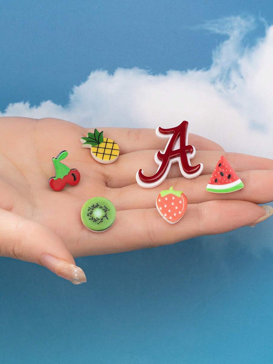 Stud Earrings - Watermelon - View 1