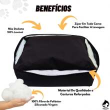 Cama Caminha Luxo Cachorro Gato De Suede Com Fundo Impermeável Anti Friagem 60 X 50cm