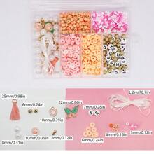 1 hộp 10 màu Ly Hạt String Bộ Đối với DIY Vòng tay , Dây chuyền , Lắc tay , Hoa tai - Nhiều màu - Xem 5