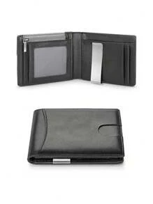 男士錢包,極簡主義錢包迷你錢包,銀行卡持有者,防rfid金屬卡片持有者,帶有信用卡袋口袋提包,男女皆適用的錢包,帶有銀行安全功能的薄型卡片套 - 彩色 - 查看 2