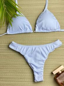 Women Bikini Sets - 橘色 - 查看 3