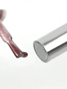 1pc Nail Art Strong Magnetic Stick For Cat Eye Gel Polish With Gold Ring, Professional Tool - Silver - View 4