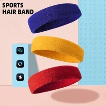 運動健身頭帶,透氣速乾,高彈性,明星運動員同款 - 藍色 - 查看 2