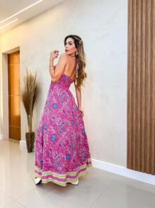 Women Dresses - Màu Hồng Tươi - Xem 3