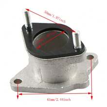 鋁製pz30化油器pz27化油器轉接進氣孔墊片進氣歧管輸入 Cg125 Cg150 Cg200 摩托車125-200cc越野車 - CG125/150 - 查看 2