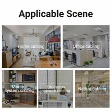 VENTION Cat5e RJ45 90° Angled Keystone Ethernet Wall Jack Punch Down UTP 90 180 Degree Keystone Jack Adapter - White - View 8