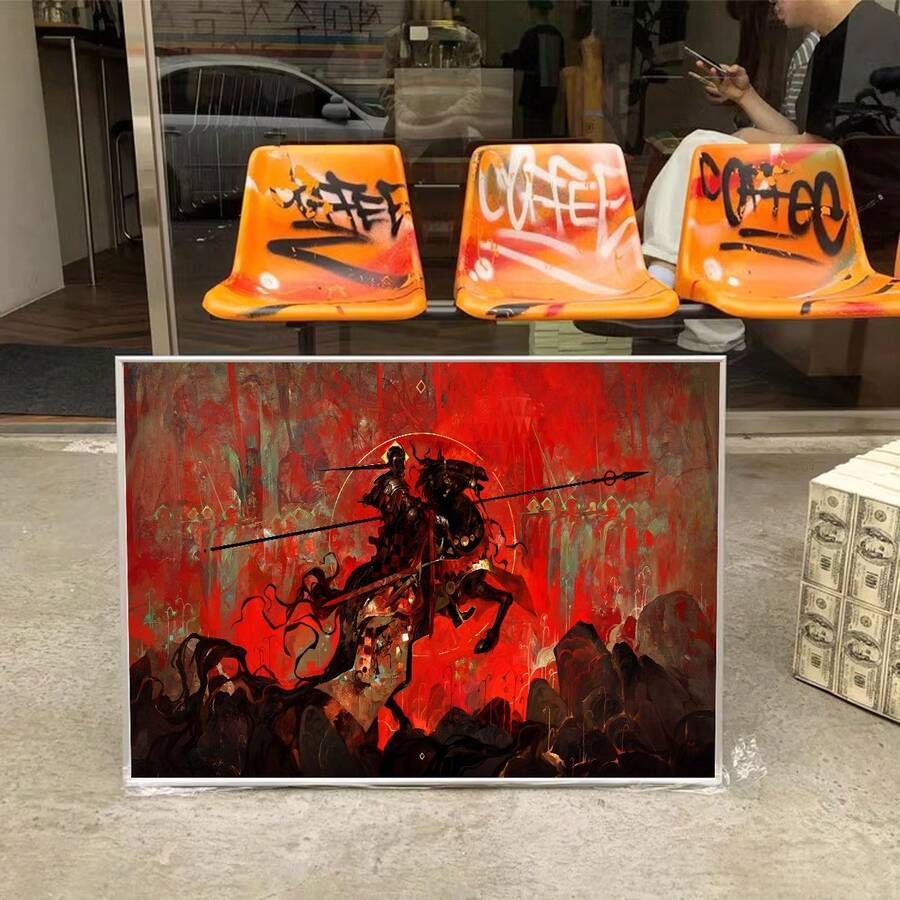 1入組畫布印刷海報,百鳥圖,熱帶雨林,古典藝術復刻品,復古優雅的歐美風格,適用於辦公室、工作室、客廳、臥室、床邊沙發背景裝飾、走廊櫥櫃桌面地面裝飾,完美的理想禮物,秋季裝飾,家居裝飾,掛牆裝飾,畫布支架更換,無框,pvc硬管安全包裝 - 彩色 - 查看 1