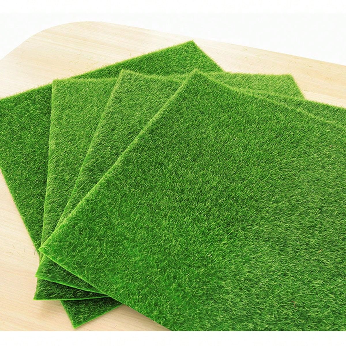 1pc Artificial Turf Moss & Grass For Diy Micro Landscape Decor, Faux