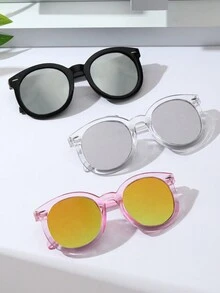 1 件女士复古奢华时尚眼镜，经典猫眼风格眼镜，增强脸型的美学配饰，适合日常佩戴、海滩、驾驶和户外旅行，具有防护功能 - 彩色 - 查看 12