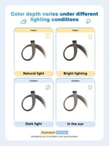 Synthetic Hair Extensions Clip Hair Red Green Grey Blue Yellow Orange Colourful Women Clip Hair Woven Hair Clip Extensions For Daily Party Cosplay Use And New Year Gift Pack Of 6