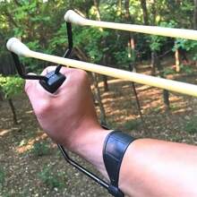 Professional Hunting Slingshot- Powerful Tactical Pocket Catapult For Outdoor Shooting! Assisted Slingshot - Black - View 8