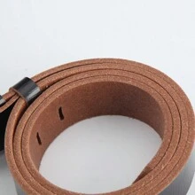 男士皮帶,休閒復古風格,針扣設計,頭層牛皮製造,非常適合搭配牛仔褲 - 彩色 - 查看 8