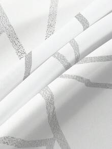 1入組大理石紋理設計數字印花圓桌布 - 彩色 - 查看 5