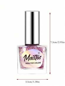 12ml,Nail Polish,Peel Off,8 Colors, Brightening,Quick Dry, Long Lasting, No Fading, Odorless,Peelable,Suitable, Brighten Skin Tone, No Need For Uv/Led - Mauve Purple - View 2