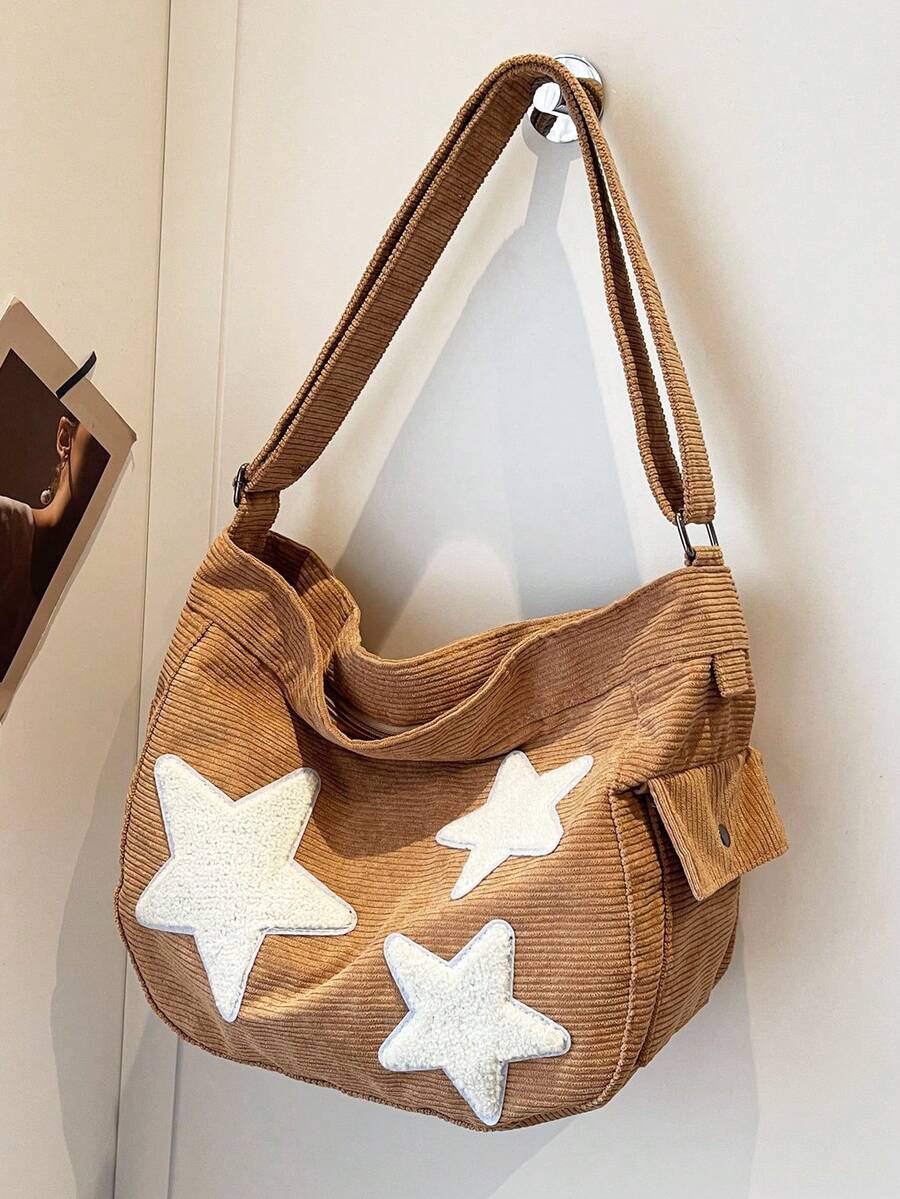 高中生/大學新生多功能斜背包肩背包休閒包男性極簡帆布懶人包,適用於旅行、學院、校園、戶外、運動的斜背包側背包假日必備的輕便隨身包,帶可調節的帆布懶人包布料,適用於戶外旅遊父親禮物男士禮品情人節禮物。 - 棕色 - 查看 1