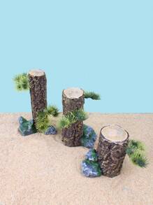 1pc Aquatic Plant Decoration Driftwood For Aquarium, Terrarium, Rainforest Fish Tank Landscape - Multicolor - View 5