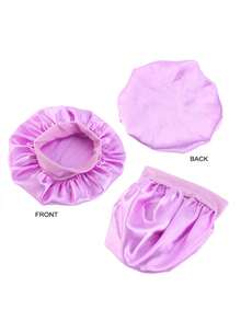 兒童中性休閒可愛帽子,彈性寬邊兒童頭帶帽,流行睡眠帽,彈性淋浴帽,兒童裝飾髮飾