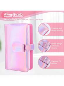 96-Pocket Photo Album Card For Fujifilm Instax Mini 12, Mini 11, Mini 9, Mini 8, Mini 90, Mini 25, Mini Liplay, Mini Evo, Snap PIC-300, Mini 3 Inch And Zip Instant Cameras (Magical Pink) - Pink - View 4