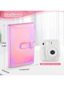 96-Pocket Photo Album Card For Fujifilm Instax Mini 12, Mini 11, Mini 9, Mini 8, Mini 90, Mini 25, Mini Liplay, Mini Evo, Snap PIC-300, Mini 3 Inch And Zip Instant Cameras (Magical Pink) - Pink - View 8