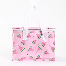 1个午餐袋摩卡棕色卡通狮子图案牛津布便携式防水午餐盒保温午餐袋带双手柄午餐袋适用于女士男士男孩女孩保温便当包铝箔米袋餐包冰袋学生便当午餐手提包保温袋午餐盒袋适用于野餐露营办公室工作学校野餐海滩和旅行学校收纳袋教师储物袋教室袋教室收纳袋 - 米色 - 查看 2