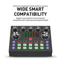 Podcasting Equipment Kit, Audio Interface & Multifunctional Sound Card And Capacitive Microphone, Perfect Choice For Recording, Broadcasting And Live Streaming (Black), Great Gift For Party (Random Color For Parts) - Black - View 7