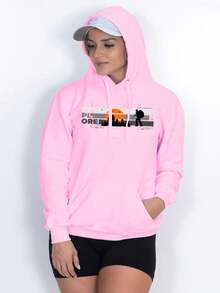 Women Sweatshirts - 淺粉色 - 查看 6