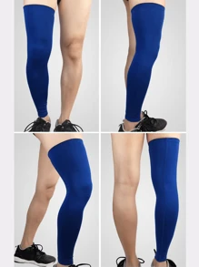 2024新品1入組中性運動壓縮膝蓋膝墊,日常戶外活動、騎行、行山、舉重、足球、籃球、橄欖球等運動的壓力緩解保護裝備 - 藍色 - 查看 1