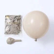 127 件/套復古綠色可可沙白金農場牛動物主題乳膠氣球花環拱門套件適用於洗禮生日快樂派對裝飾用品 - 軍綠色 - 查看 5