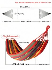 Portable Mini Outdoor Camping Hammock For Boys And Girls, Swing And Swivel For Casual And Lightweight Travel And Sleep Use (Not Suitable For Adults) - Rose Red - View 2