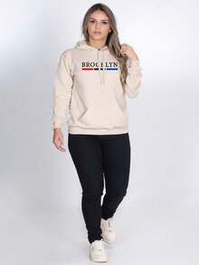 Women Sweatshirts - 米色 - 查看 3