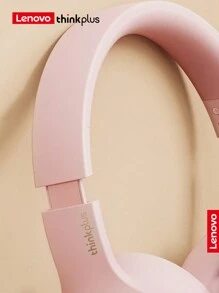 Lenovo 原裝th30無線耳機可摺疊耳罩式耳機電競音樂運動耳機帶麥 - 粉色 - 查看 2