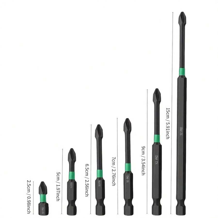 Hochmagnetischer Schraubendreher-Bit-Satz - 9-teiliges Set Mit Starkem Magnetismus Für Elektrowerkzeuge