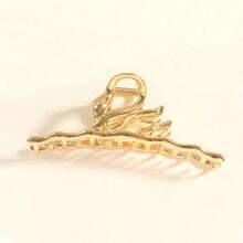 1pc Swan Shaped Large Hair Claw For Women, Suitable For Daily Use, Personalized, Fashionable - Multicolor - View 4