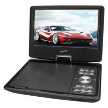 9" Portable DVD Player W/Digital TV Tuner - Black - View 2