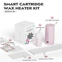 Portable Depilatory Wax Kit- Easy To Use Kit Includes 1 Depilatory Wax Stick, 1 Wax Machine, 1 Manual, 30 Hair Removal Paper Sheets, 5 Wipes. Suitable For Use On Arms, Underarms, Legs, Etc. Unisex, Available In 4 Colors. - Purple - View 6