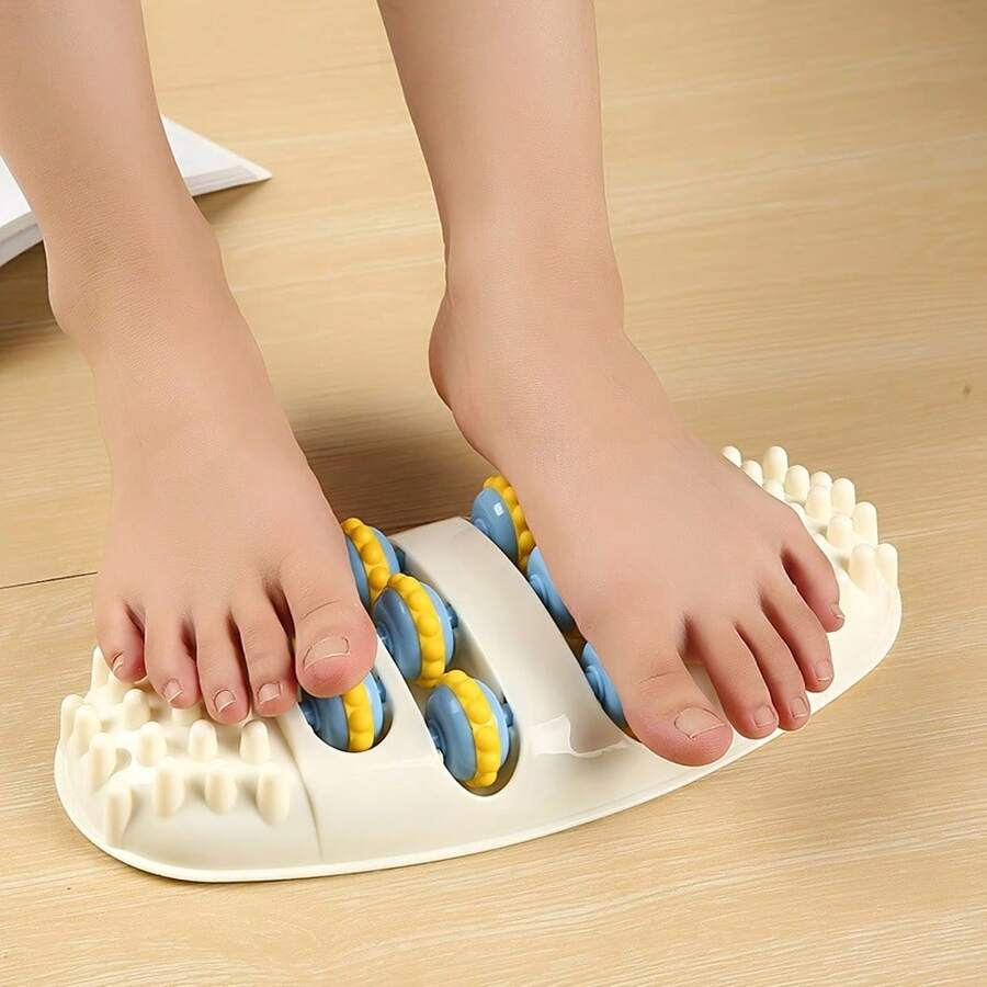 Use Foot Relaxation Equipment With Cleanable Foot Rollers Under Your