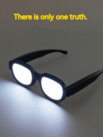 1入組led發光眼鏡,科幻未來主義設計