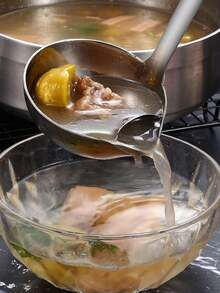 1pc Stainless Steel Fat Separator Spoon With Thickened & Lengthened Handle For Hot Pot Cooking - Silver - View 5