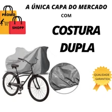 Capa para Cobrir Bicicleta Protege da Chuva e do Sol Cobre Aro 24 a 29 - Prata - Visão 3