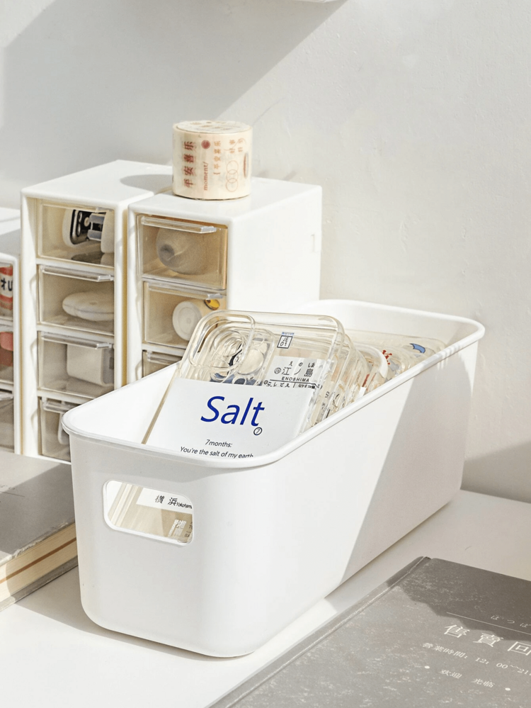 1個抽屜式收納盒,廚房收納容器,珠寶化妝品收納盒 - 白色 - 查看 4