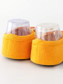 New Thick Warm Floor Socks With Non-Slip And Cold Resistant Elastic Band For Infant Learning To Walk In Autumn/Winter - Yellow - View 4