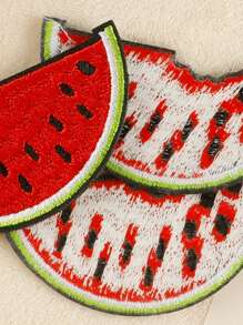 يمكنك إصلاح الشارات المطرزة على الملابس، القبعات والإكسسوارات بنفسك بمساعدة مجموعة 3 شارات مطرزة على شكل بطيخ